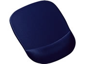 サンワサプライ 低反発リストレスト付マウスパッド ブルー MPD-MU1NBL