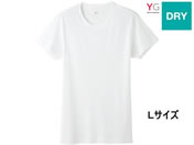 GUNZE YG DRY クルーネックTシャツ ホワイトL 1枚 YV0113N